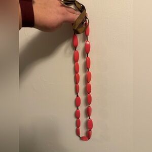 Elegant Coral Beaded Necklace